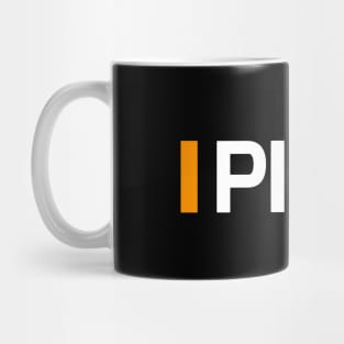 PIA 81 Design - White Text. Mug